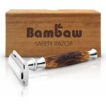 Bambaw Bambusový holící strojek s nerezovou hlavicí