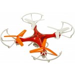 RCskladem Dron Voyager s třílistými vrtulemi a kamerou 20701081RED červený