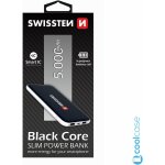 Swissten BLACK CORE SLIM POWER BANK 5000 mAh