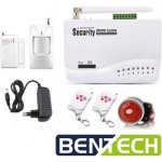 Bezdrátový GSM alarm BENTECH G02 – domovní set, CZ jazyk