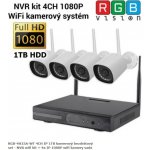 RGB.vision RGB-4H23A-WT 4CH IP 1TB kamerový bezdrátový set – NVR wifi kit + 4x IP 1080P wifi kamery sada