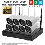 RGB.vision RGB-8H32A-WT 8CH IP kamerový bezdrátový set – NVR wifi kit + 8x IP 1080p wifi kamery sada