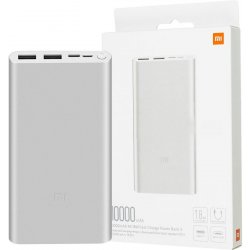 Xiaomi Mi Fast Charge 3 10000 mAh stříbrná