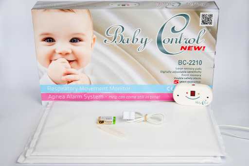 Baby Control BC-230 tři senzorové podložky bílá