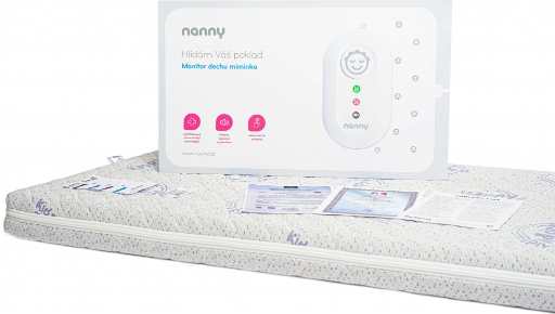 Jablotron Nanny BM02 monitor dechu + matrace Baby