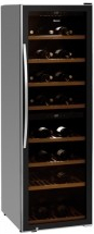 Vitrína chlazená na víno 180 lahví rozměr 600 x 750 x 1860 mm, objem 453 l / 180 lahví, příkon 0,15 kW / 220-240 V