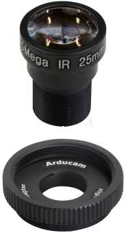 Arducam 25mm f/2 S s C/CS adaptérem Arducam