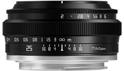 TTartisan 25mm f/2 Fujifilm
