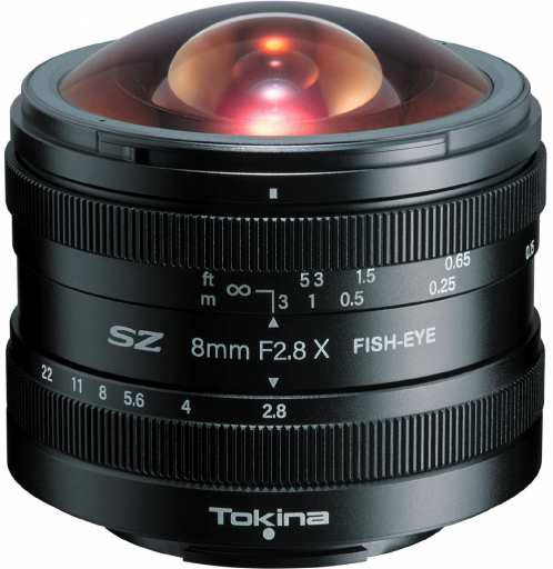 Tokina SZ 8mm f/2.8 Fish-Eye Fujilim X
