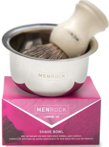 MenRock Stainless Steel Shaving Bowl
