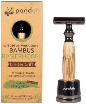 Pandoo Bambusový strojek široká rukojeť + 10 ks