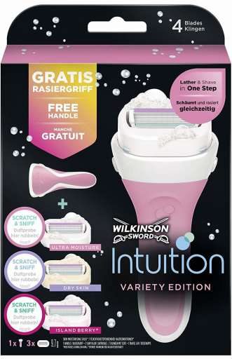 Wilkinson Sword Intuition Variety Edition + 3 ks hlavic