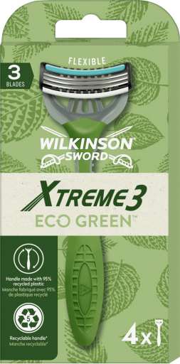 Wilkinson Sword Xtreme 3 Eco Green 4 ks