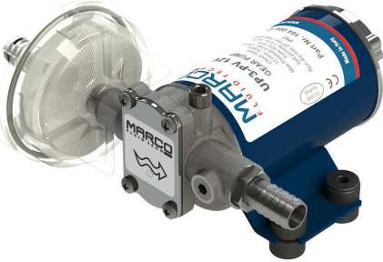 Marco UP3-PV PTFE Gear pump 15 l/min with check valve 24V