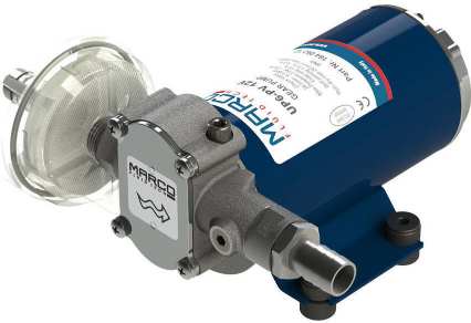 Marco UP6-PV PTFE Gear pump with check valve 26 l/min – 12V