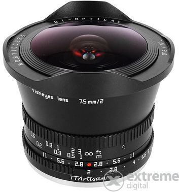 TTArtisan 7.5 mm f/2 APS-C fish-eye Nikon Z