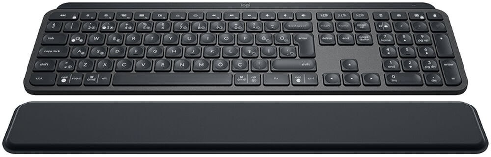 Logitech MX Keys Wireless Illuminated Keyboard s opěrkou zápěstí UK 920-009414