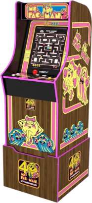 Arcade1up Ms. Pac-Man 40th Anniversary Arcade Machine