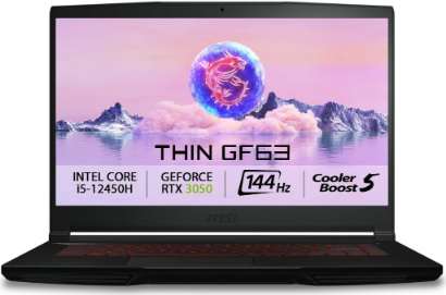 MSI Thin GF63 12UC-690XES návod, fotka