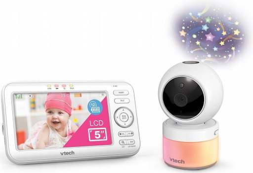 VTech VM5563 dětská video chůvička s projektorem a otočnou kamerou